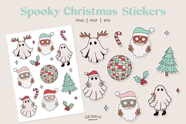 printable christmas sticker