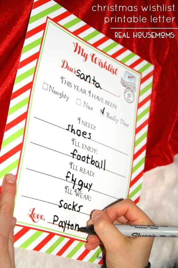 printable christmas wishlist printable christmas wishlist