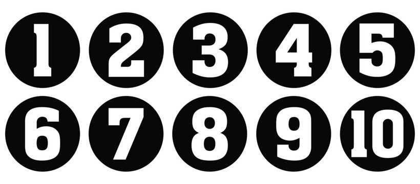 printable circle numbers printable circle numbers