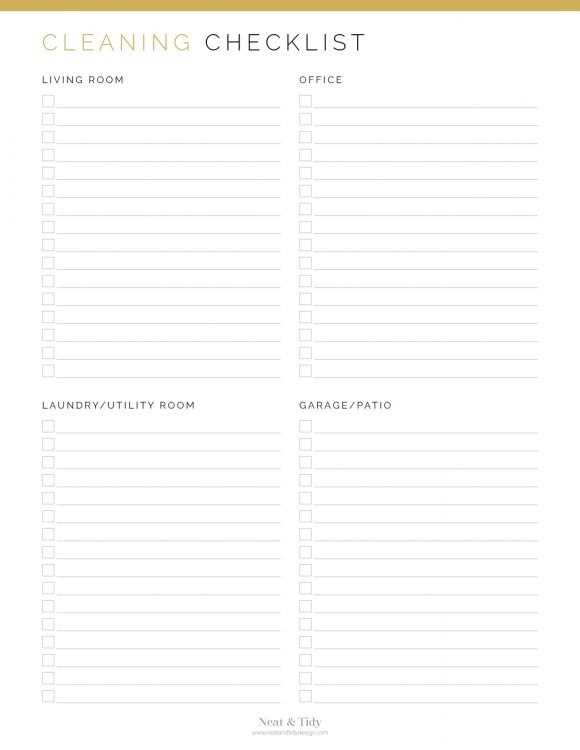 printable cleaning list printable cleaning list