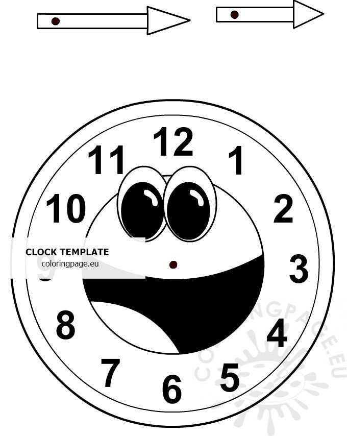 printable clock face with hands printable clock face with hands