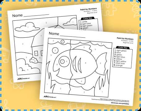 printable color by number worksheets printable color by number worksheets