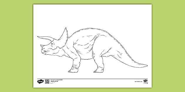 printable coloring page dinosaur