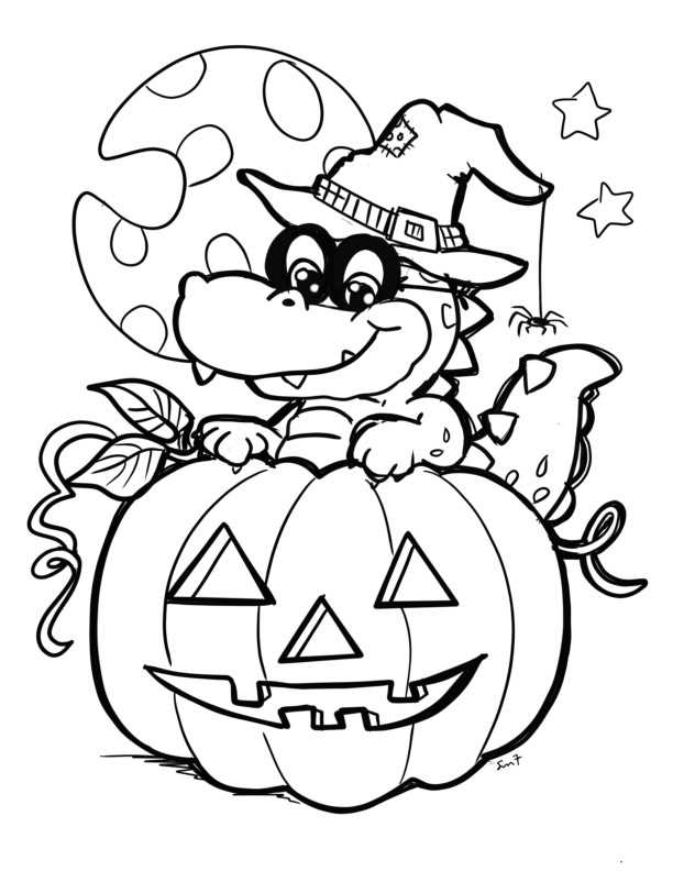 printable coloring page dragon