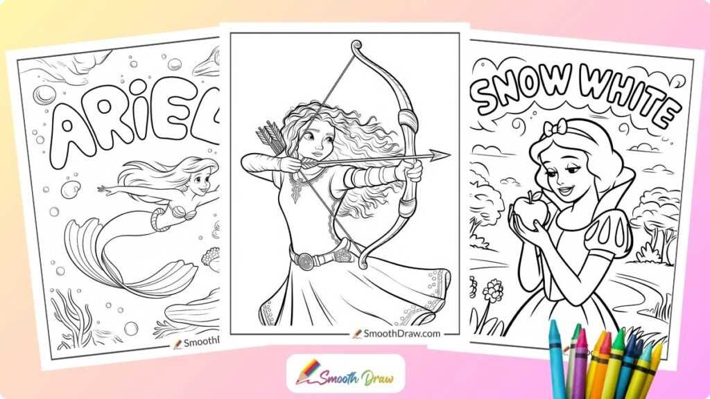 printable coloring page princess
