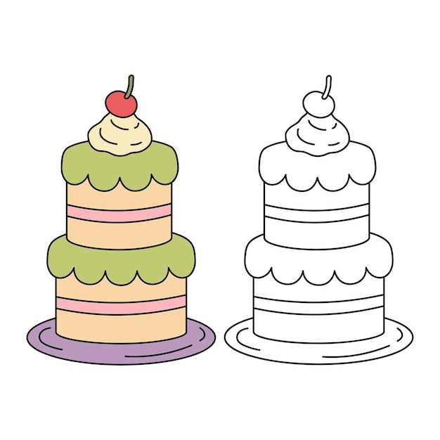 printable coloring pages birthday cake printable coloring pages birthday cake