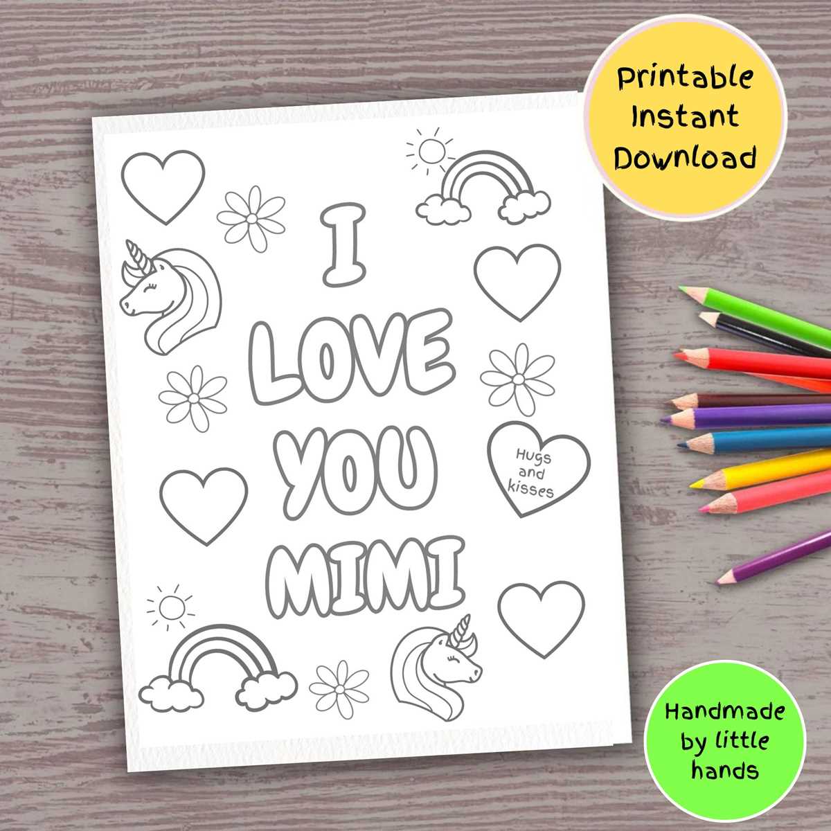printable coloring pages i love you