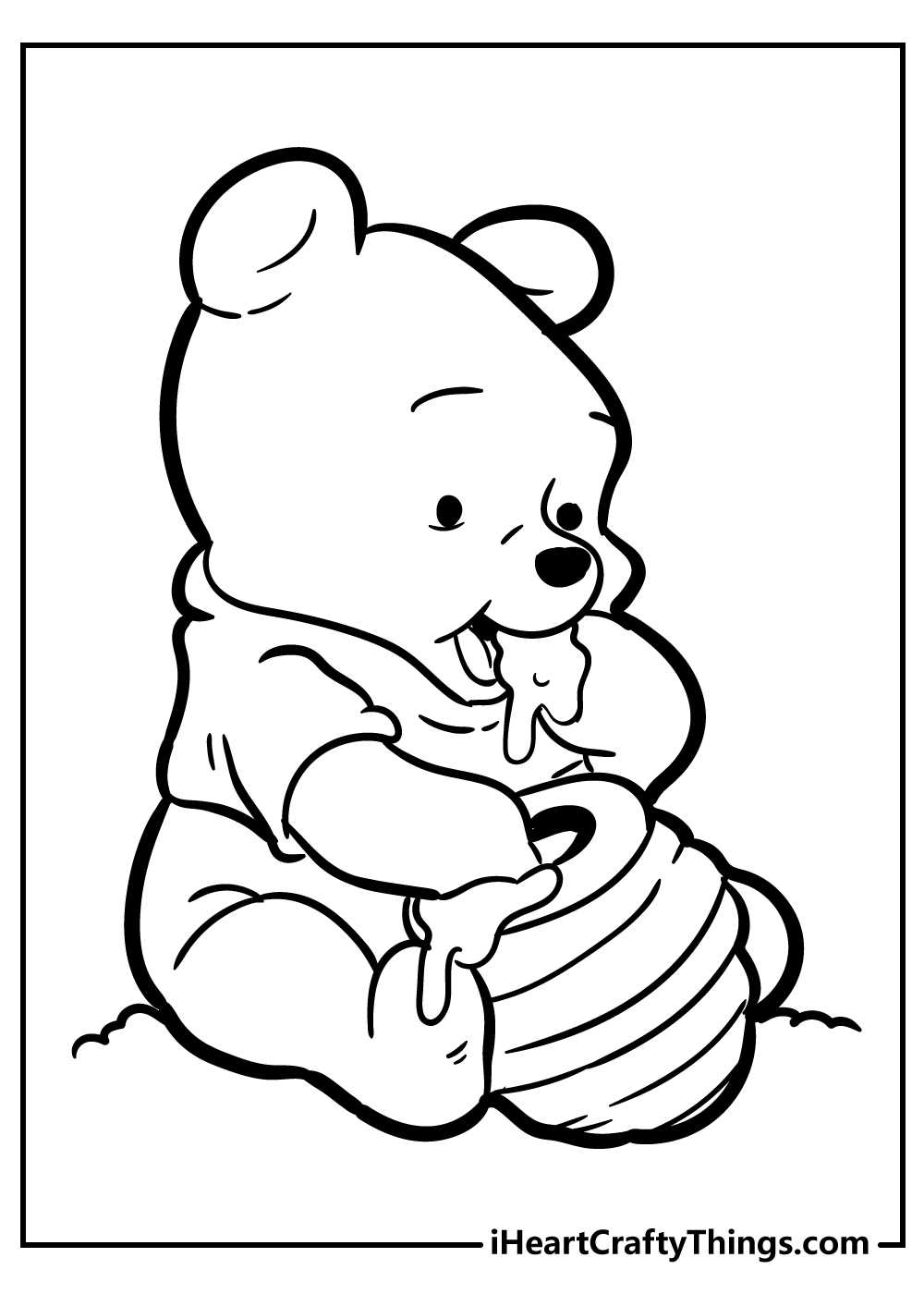 printable coloring pages winnie the pooh
