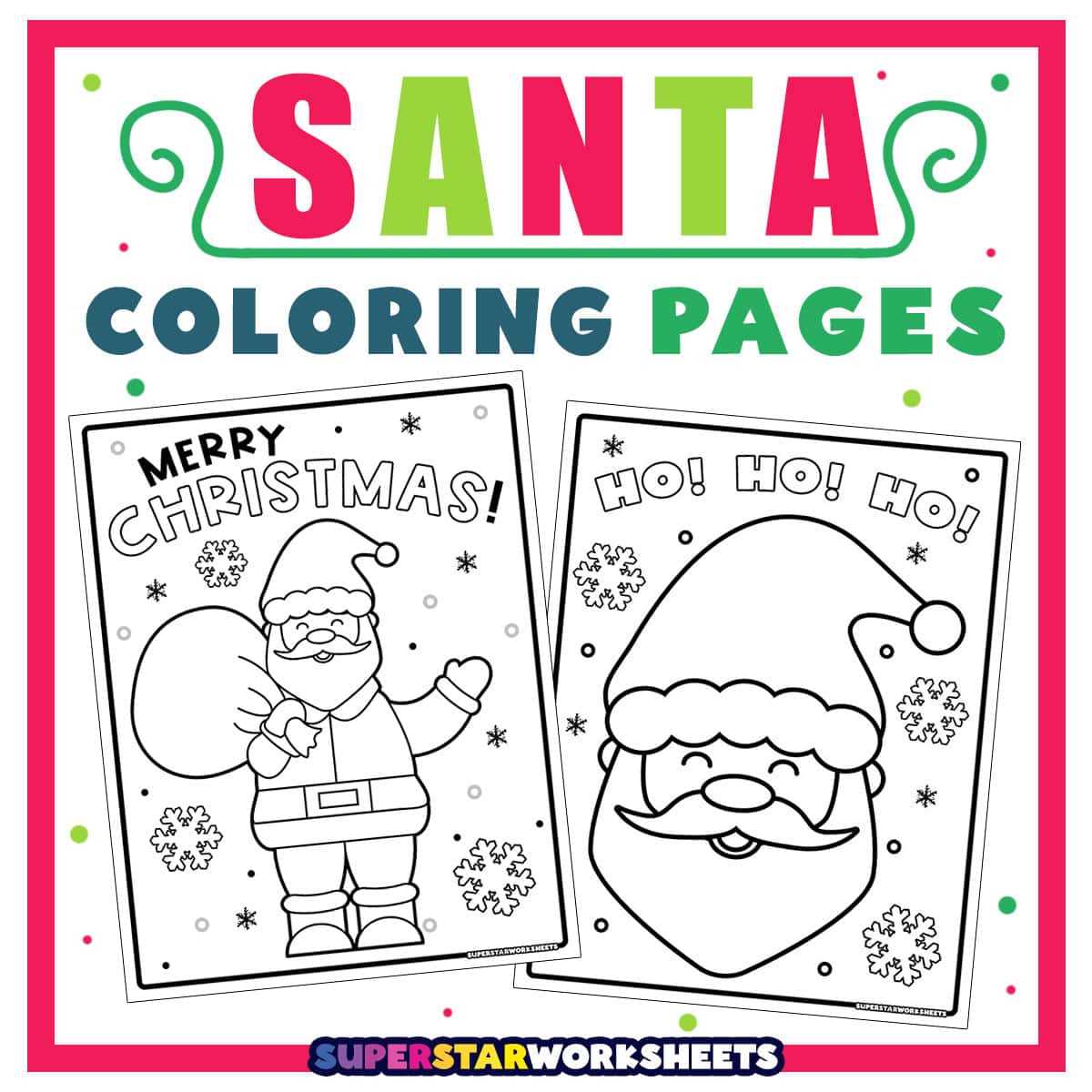 printable coloring santa claus printable coloring santa claus