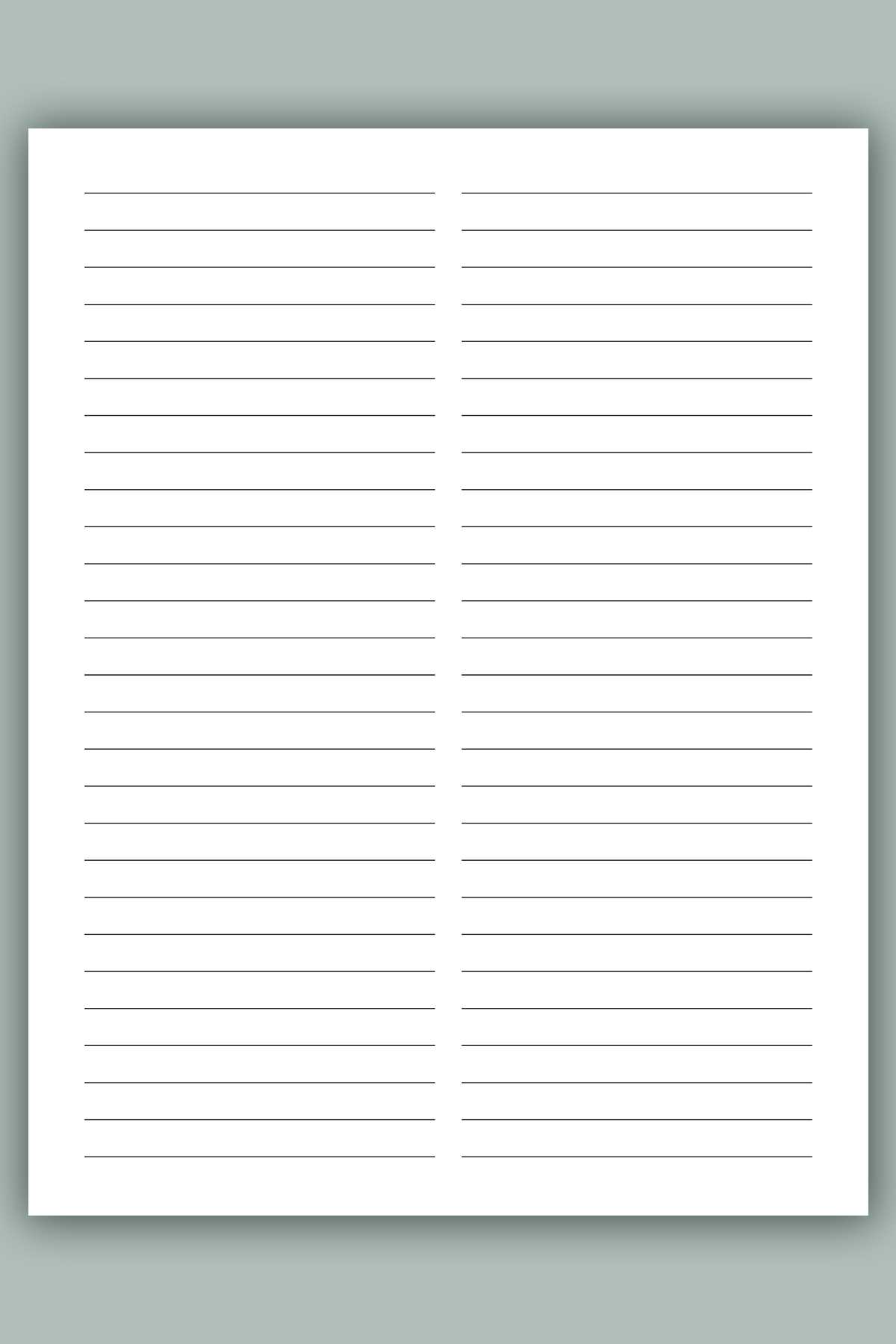 printable column paper printable column paper