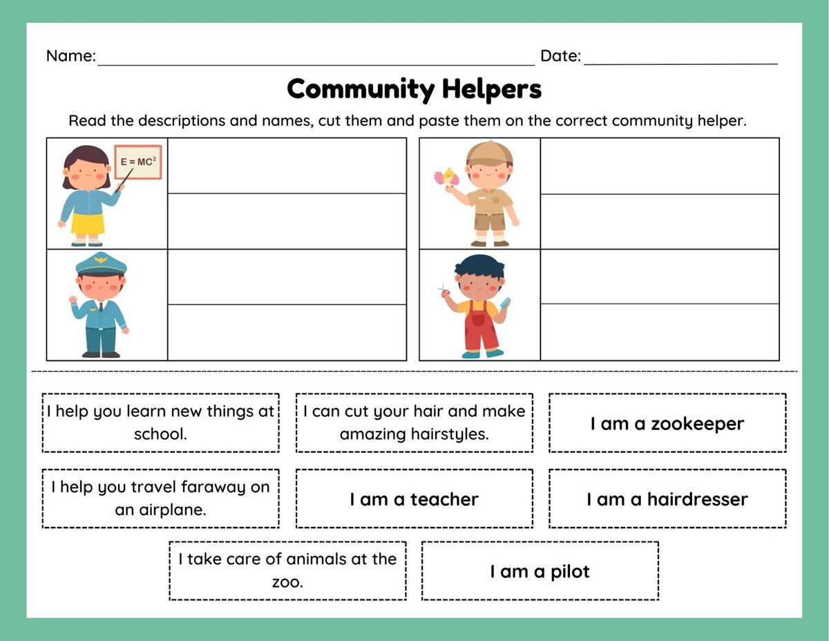printable community helpers printable community helpers