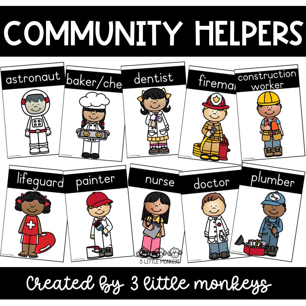 printable community helpers printable community helpers