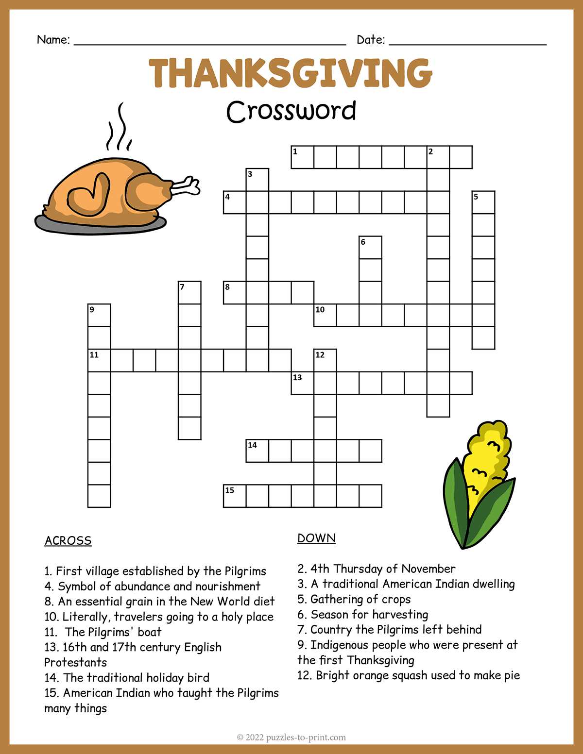 printable crosswords for teens printable crosswords for teens