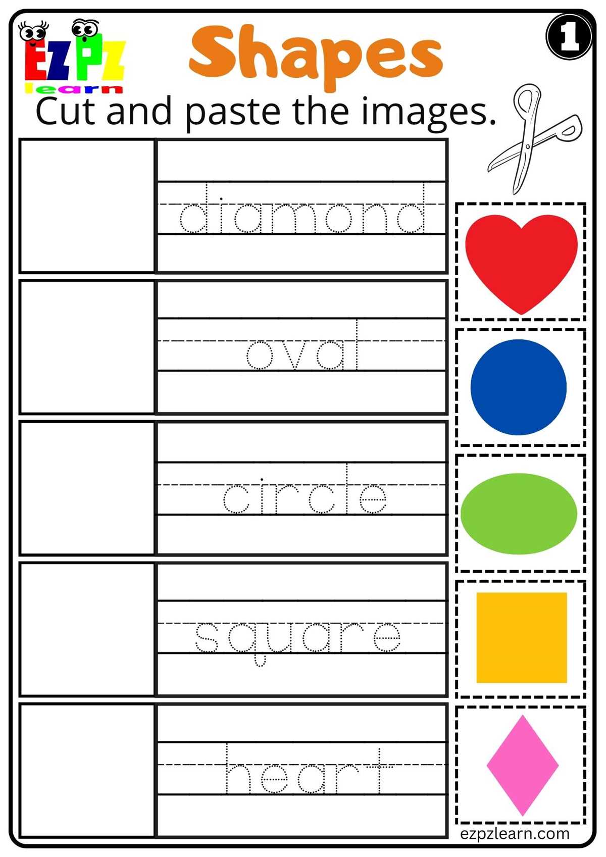 printable cut out shapes printable cut out shapes