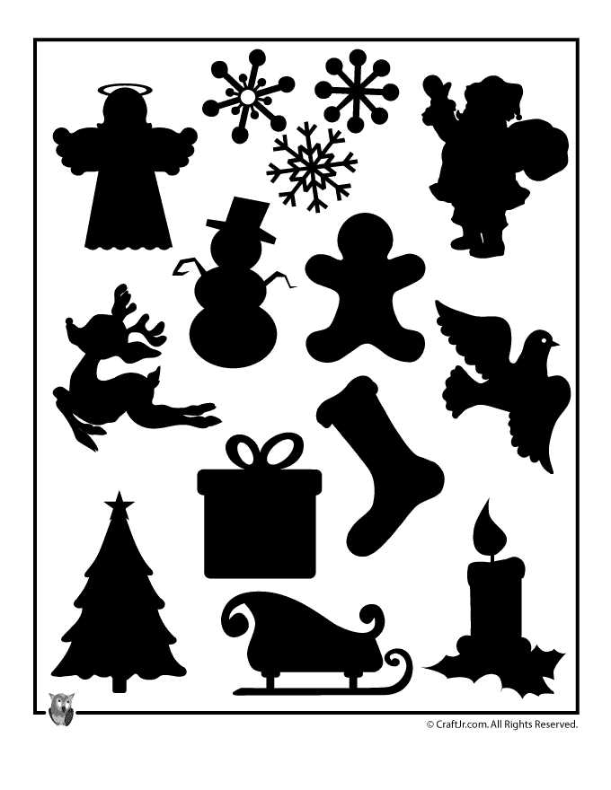 printable cutouts for christmas printable cutouts for christmas