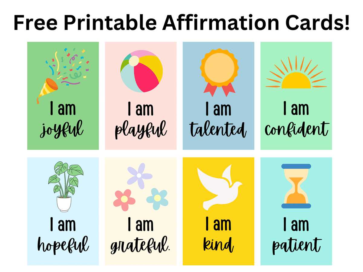 printable daily affirmations printable daily affirmations