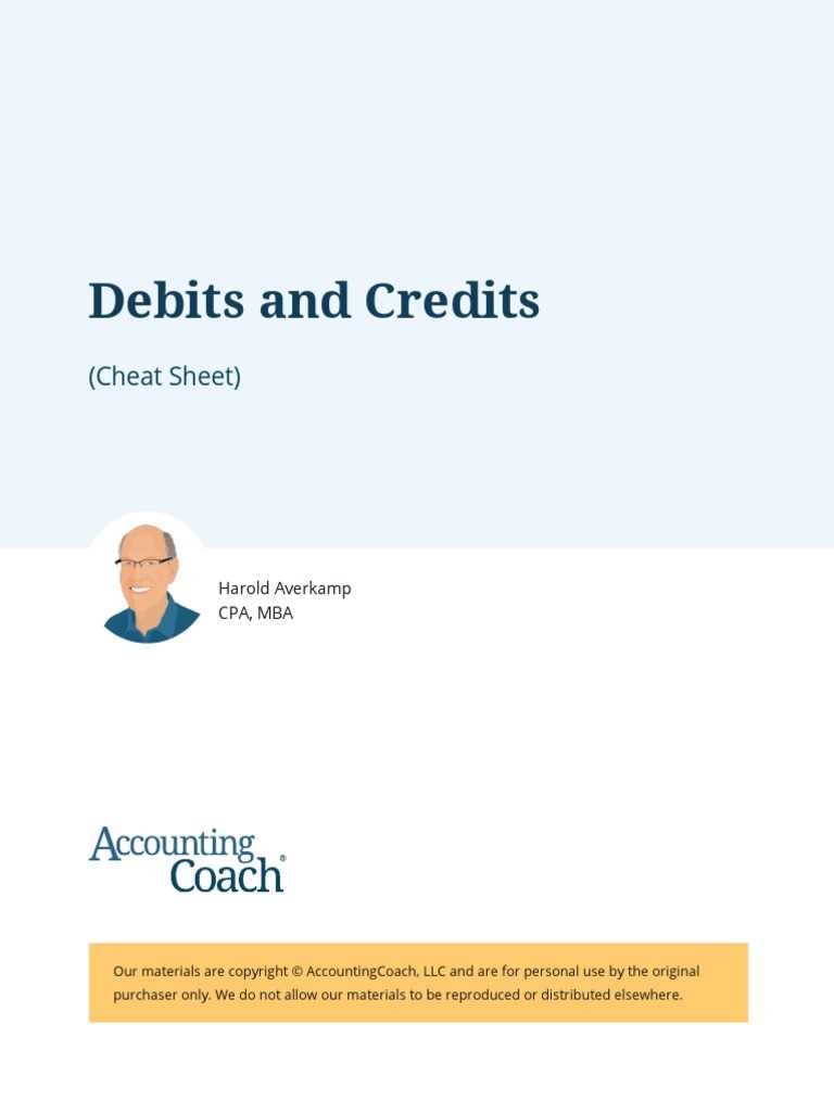 printable debits and credits cheat sheet printable debits and credits cheat sheet