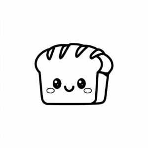 printable dessert kawaii food coloring pages