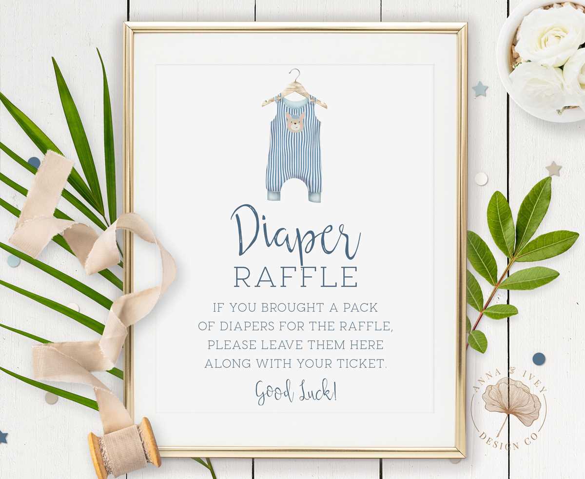 printable diaper raffle sign