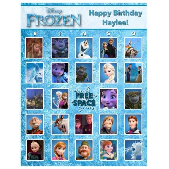 printable disney bingo