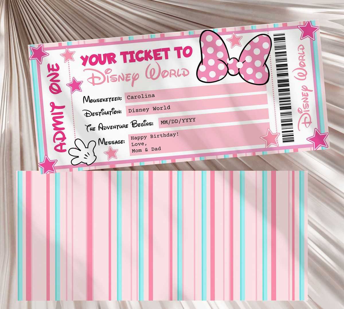 printable disney tickets printable disney tickets