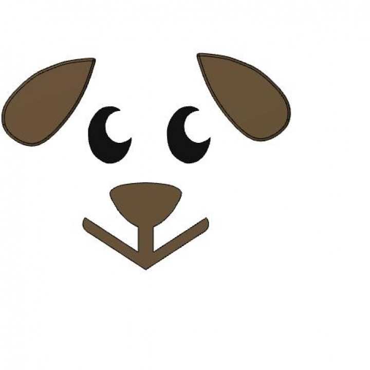 printable dog pumpkin stencil