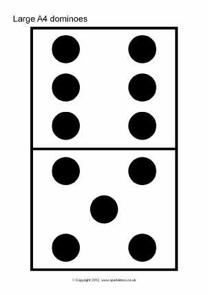 printable dominoes set