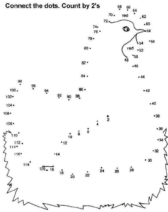printable dot to dot