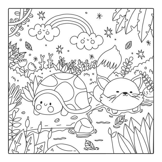 printable easy nature coloring pages printable easy nature coloring pages