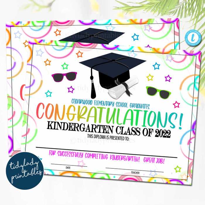 printable editable preschool graduation certificate template free