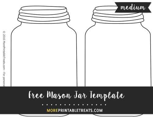 printable empty jar template printable empty jar template