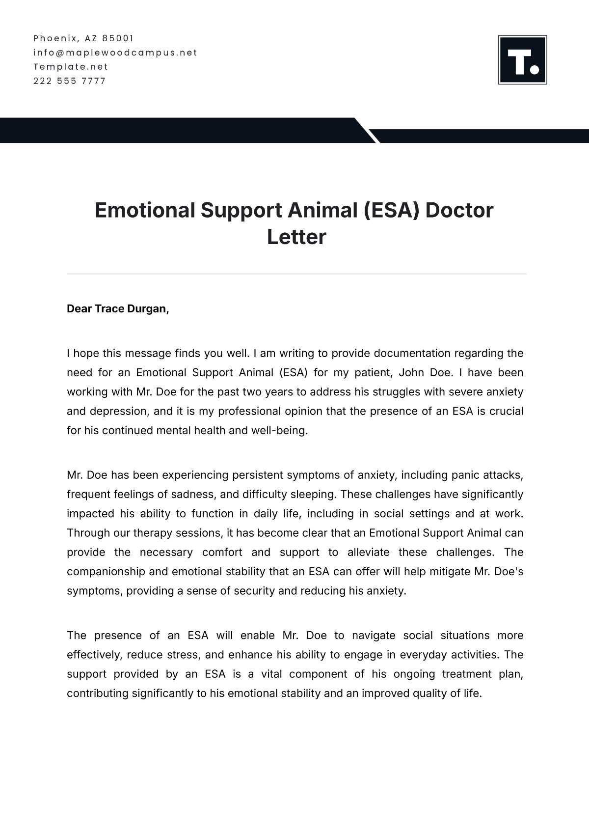 printable esa form for doctor printable esa form for doctor