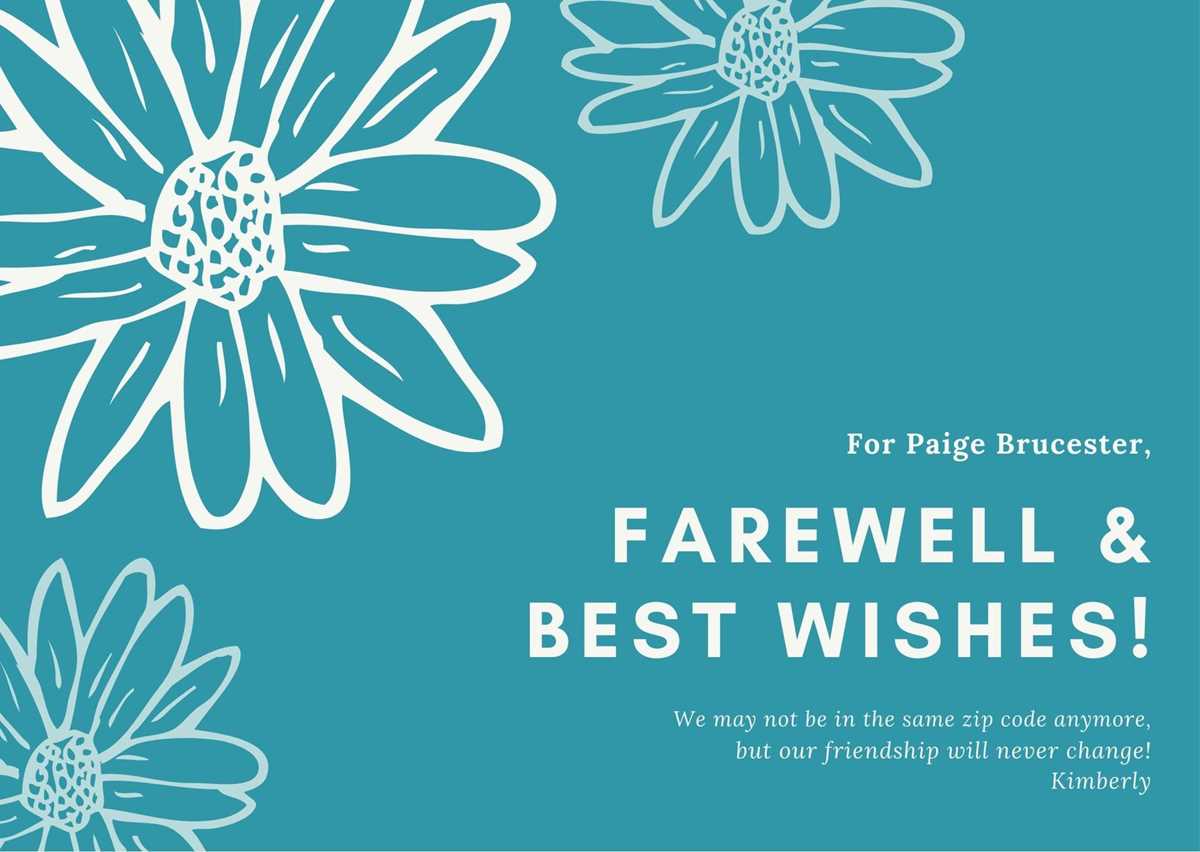printable farewell card for coworker printable farewell card for coworker
