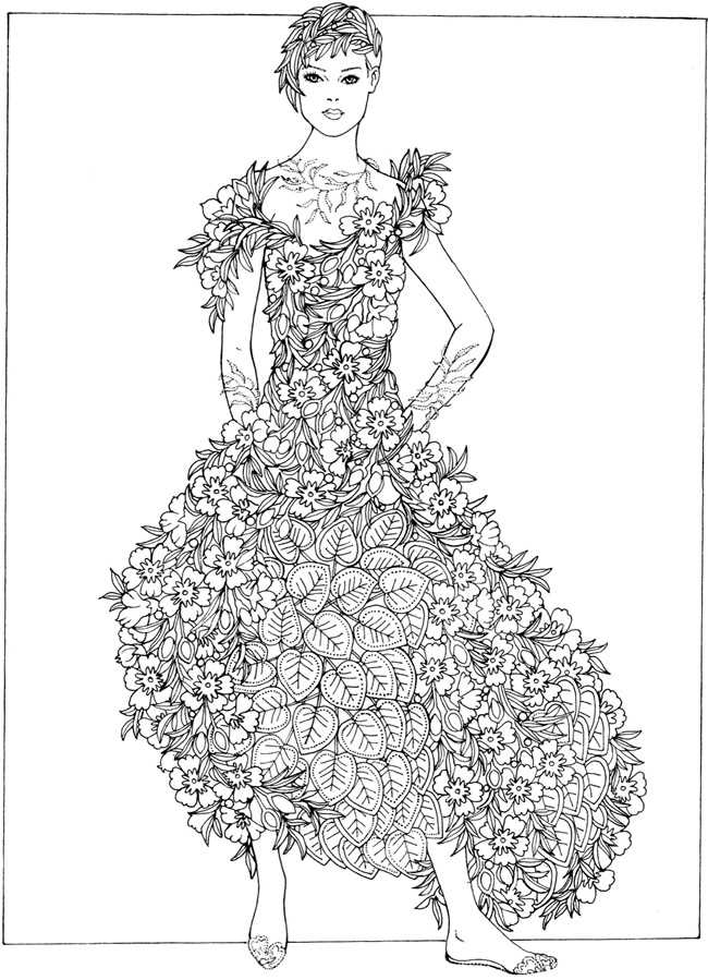 printable fashion coloring pages for adults printable fashion coloring pages for adults