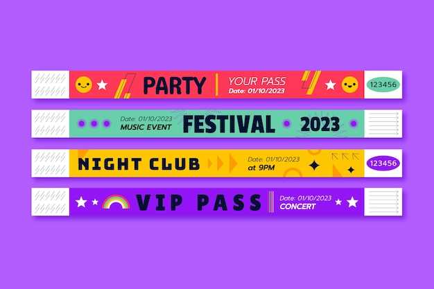 printable festival wristbands printable festival wristbands