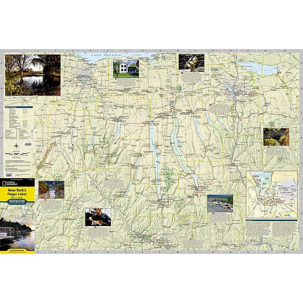printable finger lakes map printable finger lakes map