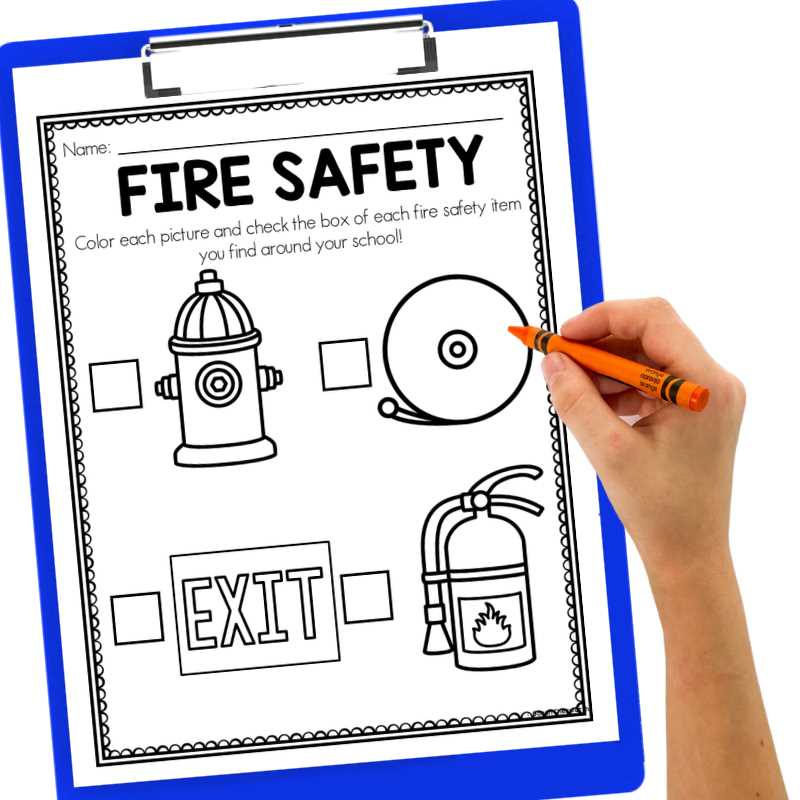 printable fire safety worksheets printable fire safety worksheets