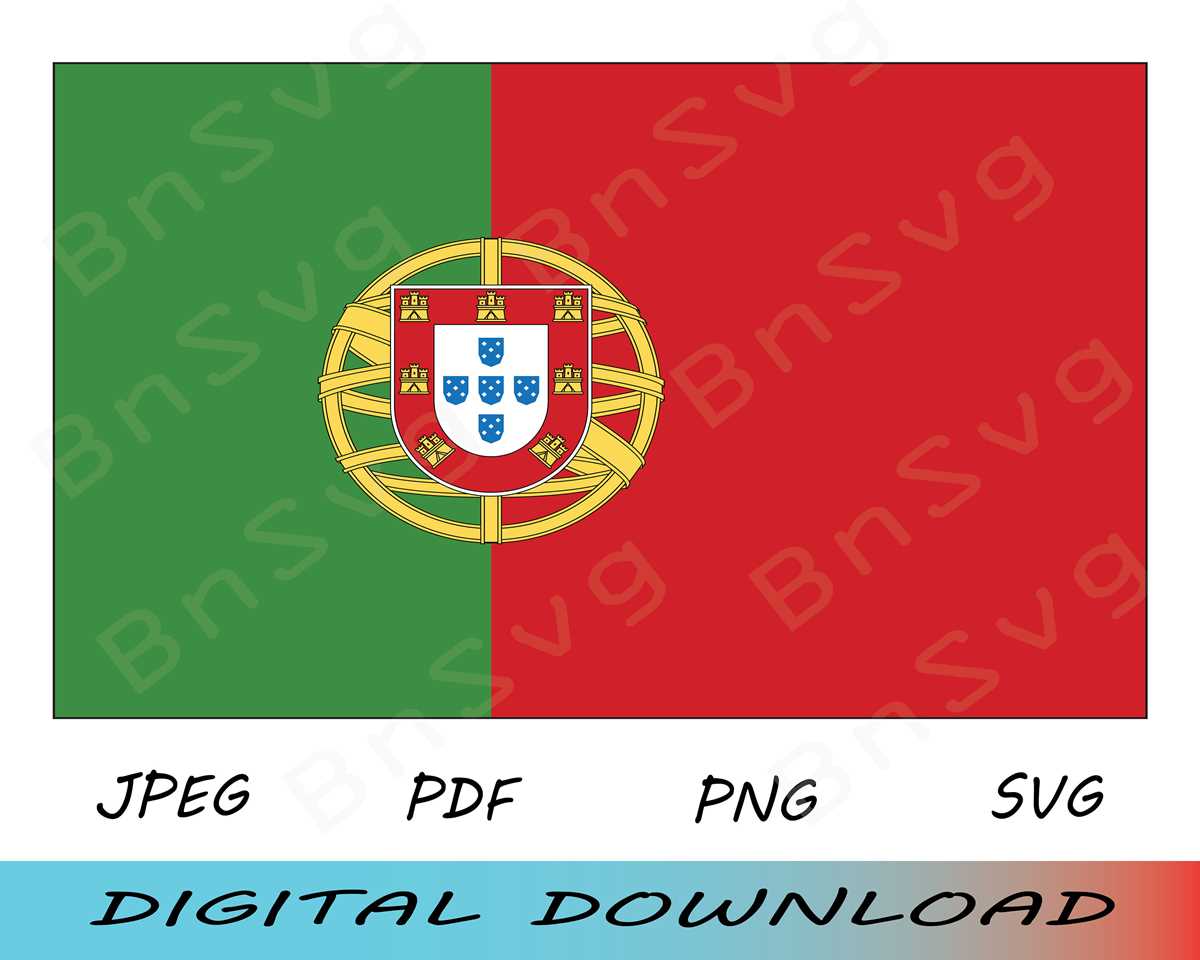 printable flag of portugal
