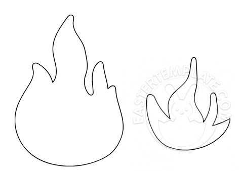 printable flame template printable flame template