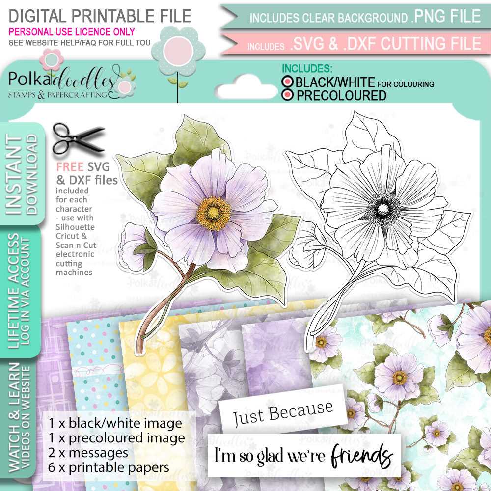 printable flower stem printable flower stem