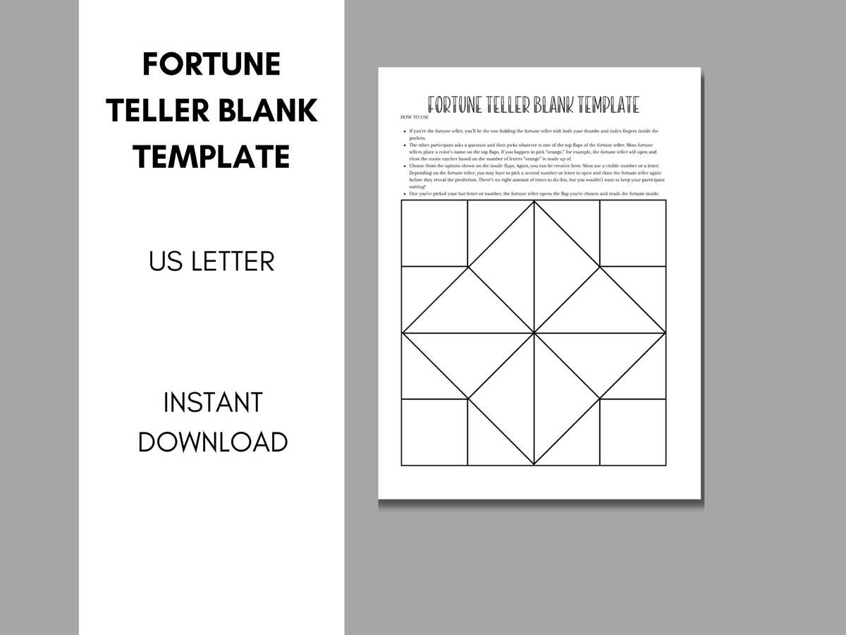 printable fortune tellers