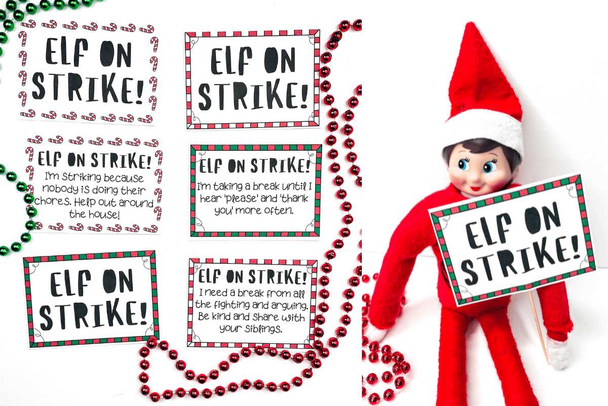 printable free elf on the shelf behavior report printable free elf on the shelf behavior report