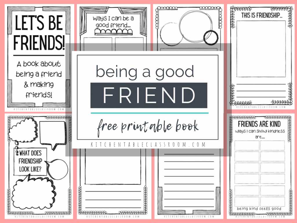 printable friendship activities printable friendship activities