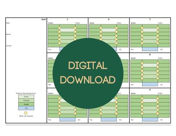 printable golf scorecards printable golf scorecards