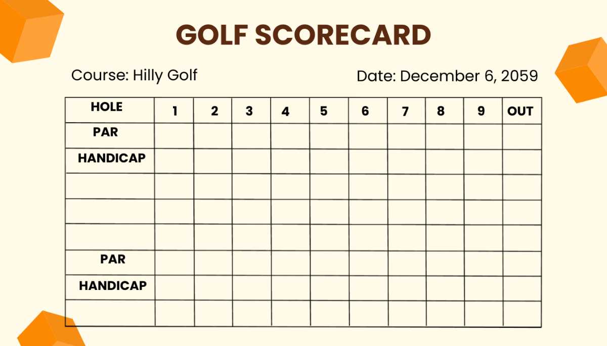 printable golf scorecards printable golf scorecards