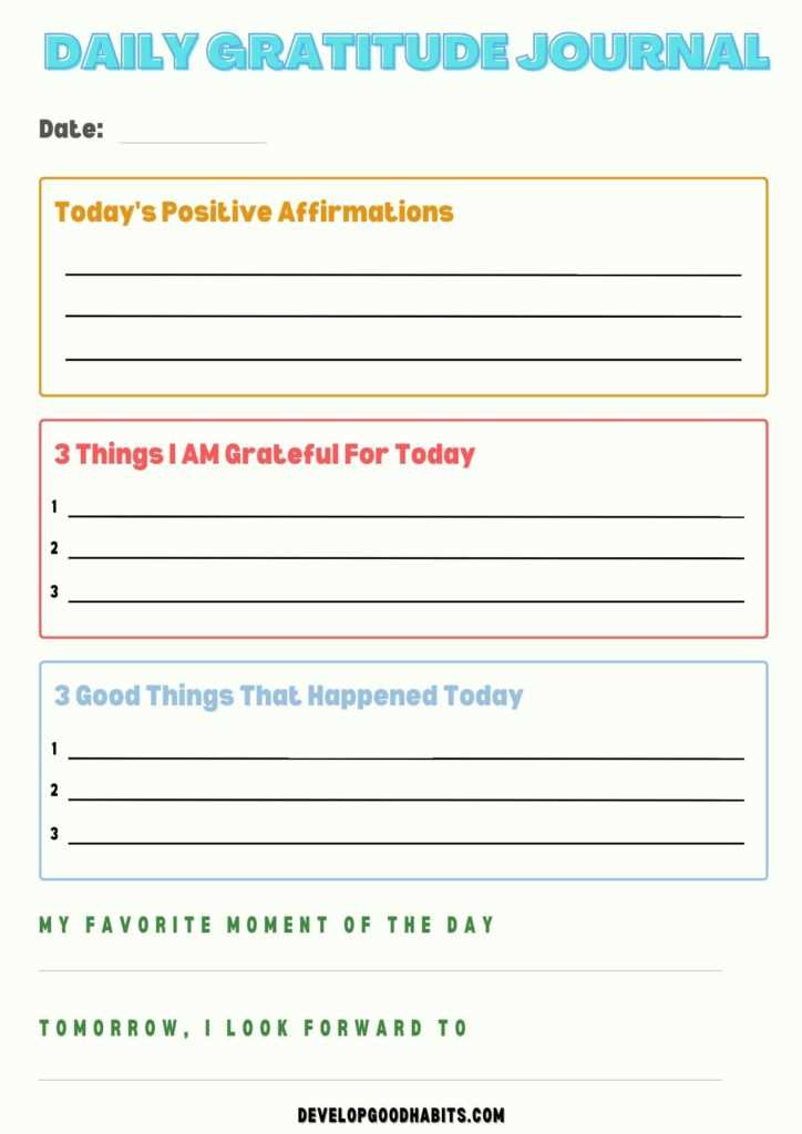 printable gratitude journal prompts