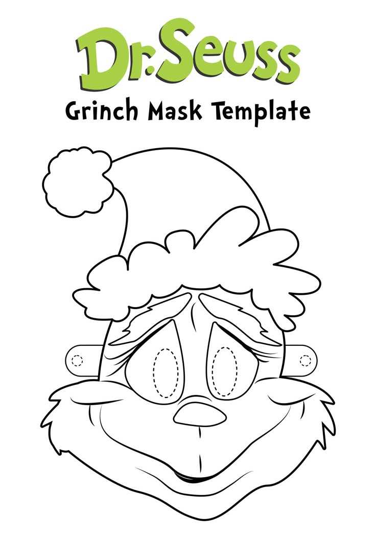 printable grinch craft template printable grinch craft template