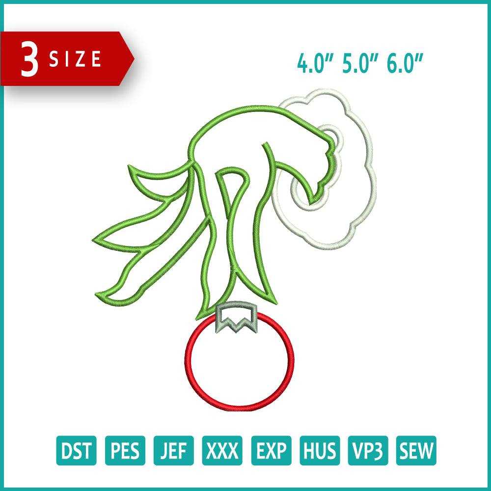 printable grinch hand printable grinch hand