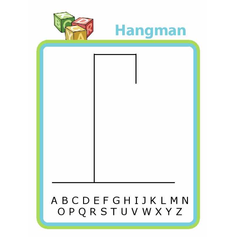 printable hangman template printable hangman template