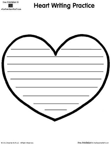 printable heart shaped template printable heart shaped template